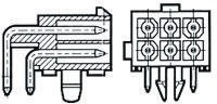 1-770968-1, Pin & Socket Connectors HEADER 4 POS R/A GOLD DUAL ROW 1-770968-1, Pin & Socket Connectors HEADER 4 POS R/A GOLD DUAL ROW