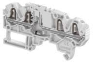 ZK2.5-CH-4P-RL, DIN Rail Terminal Blocks Aut SNK PI-Spring