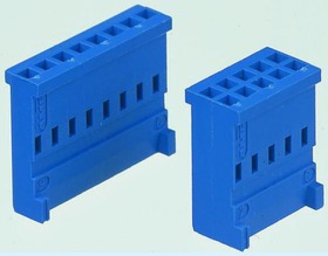 1-281838-2, AMPMODU HE13/HE14 Female Connector Housing, 2.54mm Pitch, 12 Way, 1 Row