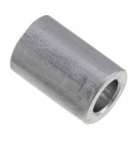 1126-6-AL, Standoffs &amp; Spacers 1/4 Rd X 3/8 X .140 ID Round Spacer