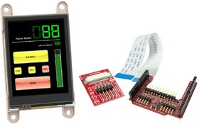 GEN4-ULCD-28DT-AR, Дисплей: TFT, 2,8", 240x320, Размер окна: 57,6x43,2мм, 220кд/м2