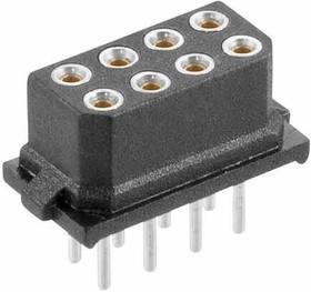 53612-G50-8LF, Headers &amp; Wire Housings QUICKIE HDR 30 GOLD-VERT POST INSRT