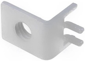 73-3299-25/0016, Наконечник: зажим под винт, M4, без винта, THT, сталь, угловой 90°