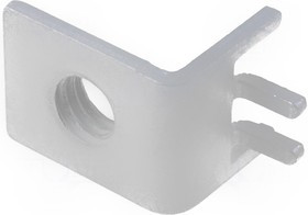 73-3299-25/0016, Наконечник: зажим под винт, M4, без винта, THT, сталь, угловой 90°