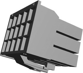 176279-1, AMP Universal Power Male Connector Housing, 3.96mm Pitch, 15 Way, 3 Row
