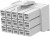 176279-1, AMP Universal Power Male Connector Housing, 3.96mm Pitch, 15 Way, 3 Row 176279-1, AMP Universal Power Male Connector Housing, 3.96mm Pitch, 15 Way, 3 Row