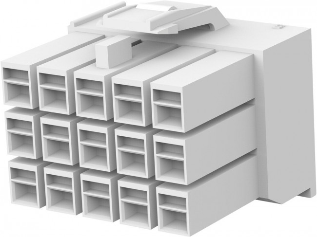 176279-1, AMP Universal Power Male Connector Housing, 3.96mm Pitch, 15 Way, 3 Row 176279-1, AMP Universal Power Male Connector Housing, 3.96mm Pitch, 15 Way, 3 Row
