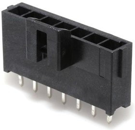 172286-1307, Headers &amp; Wire Housings ULTRAFIT 3.5MM 7CKT HDR VT SGL K BLK30AU