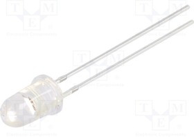 OS5OKE5211A, LED; 5mm; orange; 15°; Front: convex; 2.1?2.6V; Pitch: 2.54mm; 273mW