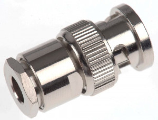 B1141A1-ND3G-1-50, Разъем РЧ / Коаксиальный, BNC Коаксиальный, Прямой Штекер, Обжимной, 50 Ом, RG58, RG58C, RG142A B1141A1-ND3G-1-50, Разъем РЧ / Коаксиальный, BNC Коаксиальный, Прямой Штекер, Обжимной, 50 Ом, RG58, RG58C, RG142A