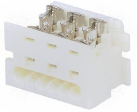 MX-90327-0306, Вилка, провод-плата, "мама", PIN: 6, 1,27мм, IDC, на шлейф, PicoFlex