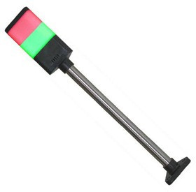 JT028-RG-CS, LED Panel Mount Indicators STK LIGHT RED/GRN CONT POLE