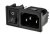 BZM27/Z0000/53B, Power Entry Module Unfiltered M 3 POS 250VAC 10A Switch ST 1 Port