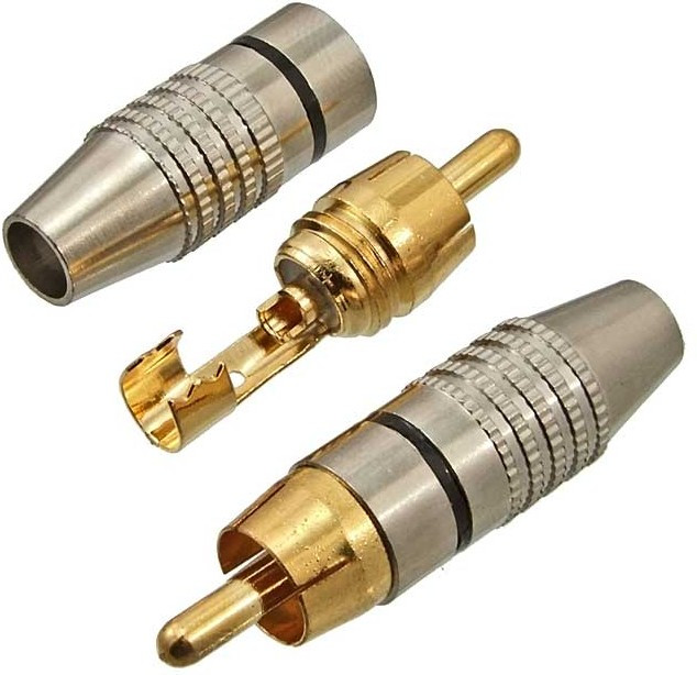 SZC-0218 /RP-213 BLACK, Разъём RCA SZC-0218/RP-213, чёрный