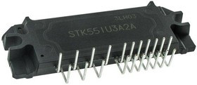 STK551U3A2A-E, IPM IGBT 600V 20A 21-Pin(21+Tab) SIP Module Tube