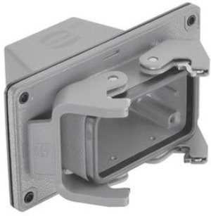 19300101122, Heavy Duty Power Connectors 10B Pnl Fd Thru Hsng Double LeverM32