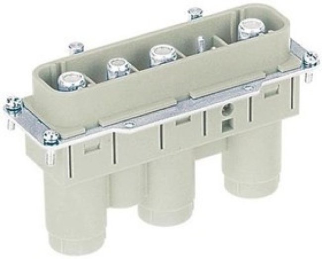09380052601, Heavy Duty Power Connectors MALE INSERT HAN 24B SCW TERM 09380052601, Heavy Duty Power Connectors MALE INSERT HAN 24B SCW TERM