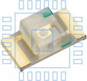 KPTR-3216EC, Светодиод smd 3,2х1,6мм/красный/625нм/ 4-12мкд/прозрачный/120°