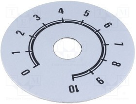 220.105, Шкала, Диапазон: 0 - 10, d50мм, dотв: 10мм, Мат-л: алюминий
