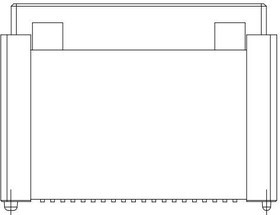 10144517-064802LF, Board to Board &amp; Mezzanine Connectors Rec, R4, 60Pos