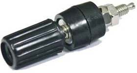 Клемма приборная, 47x13 d3,8мм, 4,5 А, черный, отверстие 4,0мм, CK2415