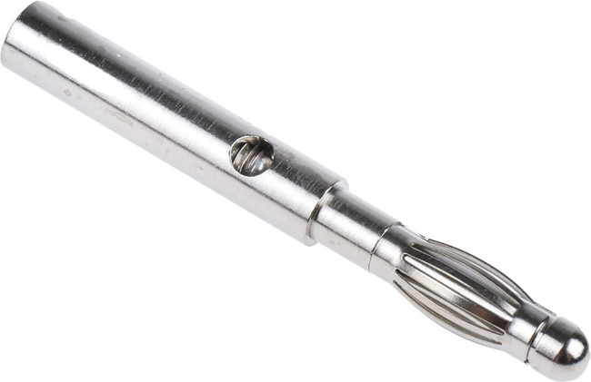 FK15S RED, Red Male Banana Plug, 4 mm Connector, Screw Termination, 16A, 30 V ac, 60V dc, Nickel Plating FK15S RED, Red Male Banana Plug, 4 mm Connector, Screw Termination, 16A, 30 V ac, 60V dc, Nickel Plating