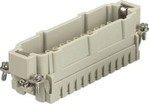 09332242602, Heavy Duty Power Connector Insert, 16A, Male, Han E HMC Series, 24 Contacts 09332242602, Heavy Duty Power Connector Insert, 16A, Male, Han E HMC Series, 24 Contacts