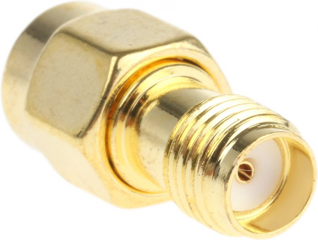 ADP-SMAM-SMAF, Straight 50 RF Adapter SMA Plug to SMA Socket 3GHz