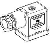 1210230571, Circular DIN Valve Connector, 2Pos, Угловой, DIN Form B, 2 Poles + Ground, 250V AC / 300V DC, 16 А 1210230571, Circular DIN Valve Connector, 2Pos, Угловой, DIN Form B, 2 Poles + Ground, 250V AC / 300V DC, 16 А