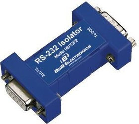 BB-9SPOP2, Interface Modules ULI-232DS - 9 PIN RS-232 Isolator, DB9 Male to DB9 Female, Port Powered