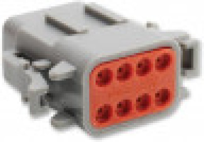 ATM06-08SA, Automotive Connectors 8-WAY PLUG FEMALE A POSITION KEY ATM06-08SA, Automotive Connectors 8-WAY PLUG FEMALE A POSITION KEY