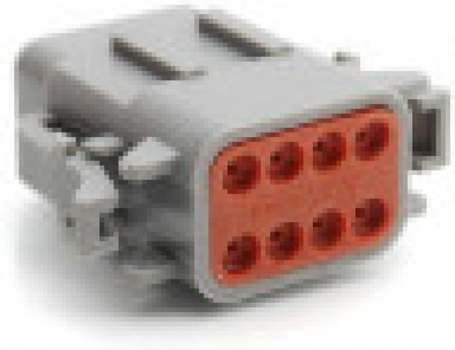 ATM06-08SA, Automotive Connectors 8-WAY PLUG FEMALE A POSITION KEY ATM06-08SA, Automotive Connectors 8-WAY PLUG FEMALE A POSITION KEY