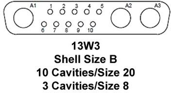 DB13W3SA00LF, DW 13 Way Panel Mount D-sub Connector Socket DB13W3SA00LF, DW 13 Way Panel Mount D-sub Connector Socket