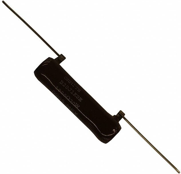 B20J1K0E, Wirewound Resistors - Through Hole 20watt 1K 5% Axial