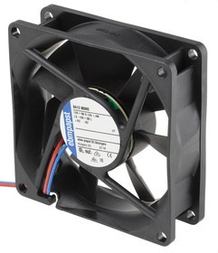 8412NGME, Axial Fan DC 80x80x25mm 12V 58m³/h