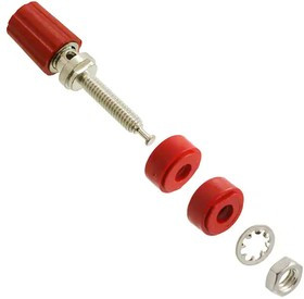 2439-2, Test Plugs &amp; Test Jacks MINI BIND POST, TIN PL (RED)