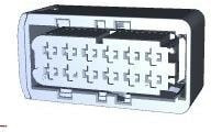 3-1670901-1, Automotive Connectors 12POS, AMP MCP2.8, REC HSG, ASSY