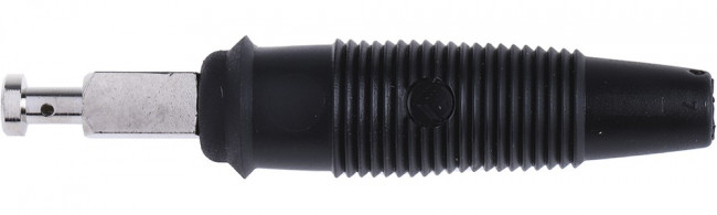 972518100, Black Male Banana Plug, 4 mm Connector, Solder Termination, 32A, 30 V ac, 60V dc, Nickel