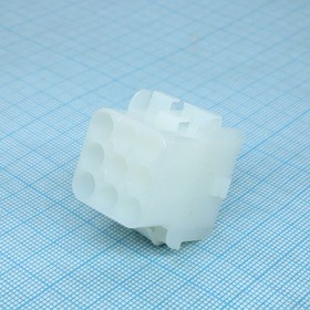 1-480707-0, Корпус разъема, Серия Universal MATE-N-LOK, Гнездо, 9 вывод(-ов), 6.35 мм