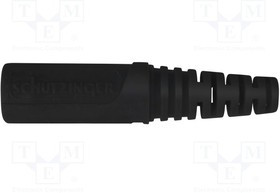 KU 09 L NI / SW, Гнездо, "банан" 4мм, 32А, 33ВAC, 70ВDC, черный, никелированные