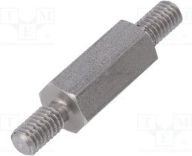 TMM-M4X15/DR446, Дистанцирующая стойка с резьбой, 15мм, Внешн.резьба: M4