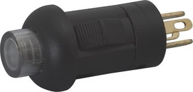 PS001-N11NAWURUG, Кнопка без фиксации с подсветкой красная/зеленая