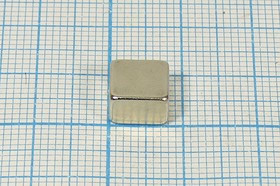 Магнит 8,0x 8,0x 4, параллелепипед, рабочая температура -60~80C, Ni, класс N35H