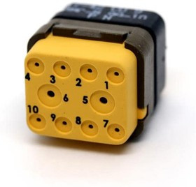 DMC-M99-10PN, Rectangular MIL Spec Connectors DMC INS P 10C 8#20 2#16 N WC