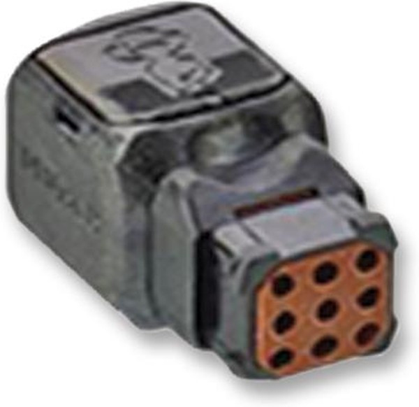 D369-P99-NS0, Rectangular MIL Spec Connectors 9 Way 9P N-Key Socket Plug
