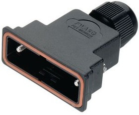 172704-0196, D-Sub plastic hood IP 67 Poles 25