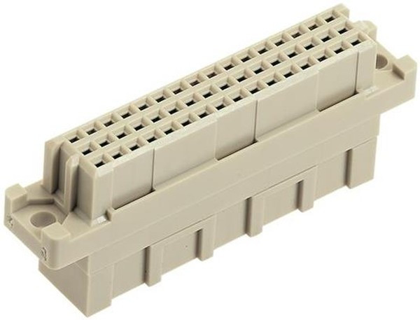09230483217, DIN 41612 48 Way 2.54mm Pitch, Type 2R, 3 Row, Straight DIN 41612 Connector, Socket 09230483217, DIN 41612 48 Way 2.54mm Pitch, Type 2R, 3 Row, Straight DIN 41612 Connector, Socket