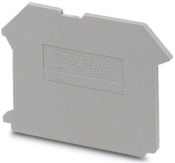 1923034, Terminal Block Tools &amp; Accessories D-UK 5-TWIN GRAY END COVER