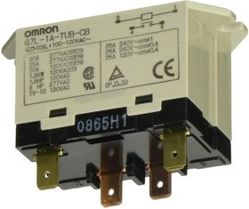 G7L-1A-TUB-CB-AC100/120, General Purpose Relays QC SPST-NO 100-120AC G7L-1A-TUB-CB-AC100/120, General Purpose Relays QC SPST-NO 100-120AC