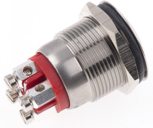 MPI002/TE/RD/24, Переключатель: антивандальный, Пол: 2, SPST-NO, 0,05A/24ВDC, IP66 MPI002/TE/RD/24, Переключатель: антивандальный, Пол: 2, SPST-NO, 0,05A/24ВDC, IP66